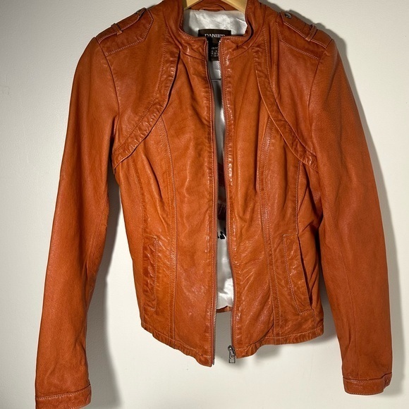 Danier Jackets & Blazers - Danier leather tab moto jacket women’s size xs